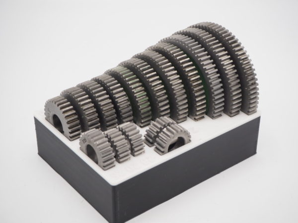 Nieuw standaard tandwielset metallic groen bestaande uit: