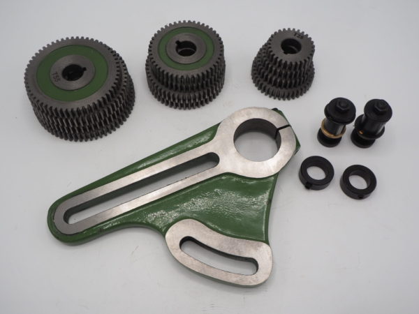Myford metrisch conversie set voor Norton gearbox in metallic groen