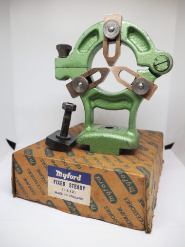 Origineel Myford Notthingham nieuw-old stock vaste steady /bril in OVP.