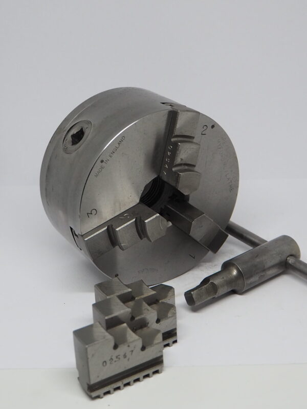 Pratt Burnerd 100mm klauwplaat met binnen en buitenbekken.